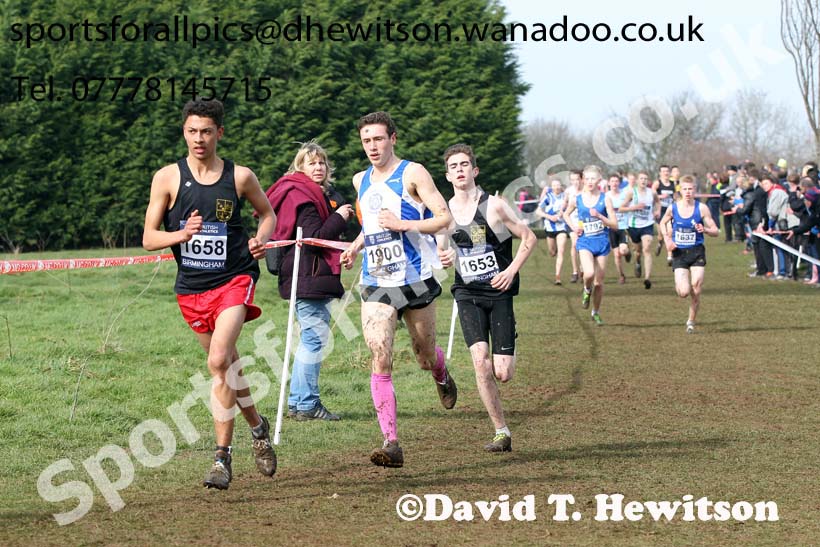 Under-15 boys Inter Counties Cross Country, Cofton Park, Birmingham. Photo: David T. Hewitson/Sports for All Pics